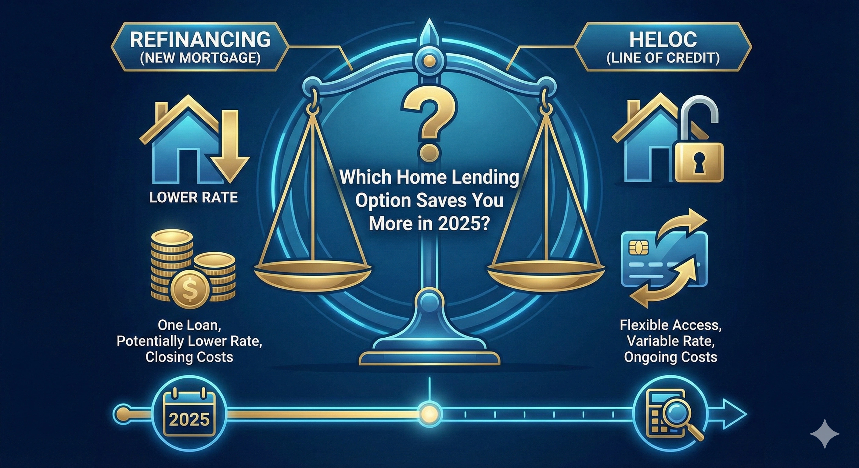 Refinancing vs HELOC in 2025: Which Home Lending Option Saves You More? Thumbnail