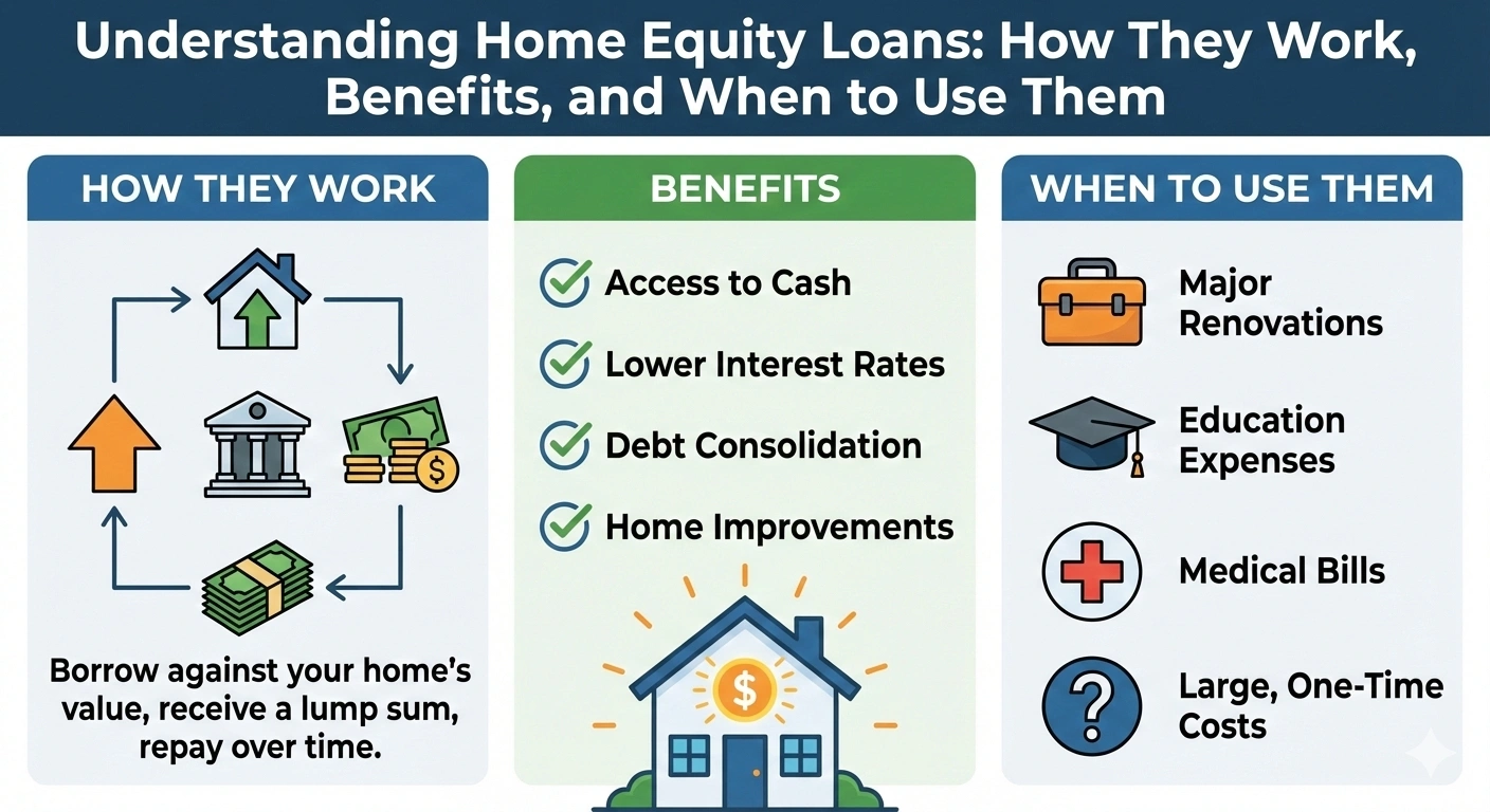 Understanding Home Equity Loans: How They Work, Benefits, and When to Use Them Thumbnail